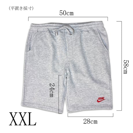 EXTRA KETCHUP "CRIMEZ" RETRO LOGO SWEAT SHORTS BLACK