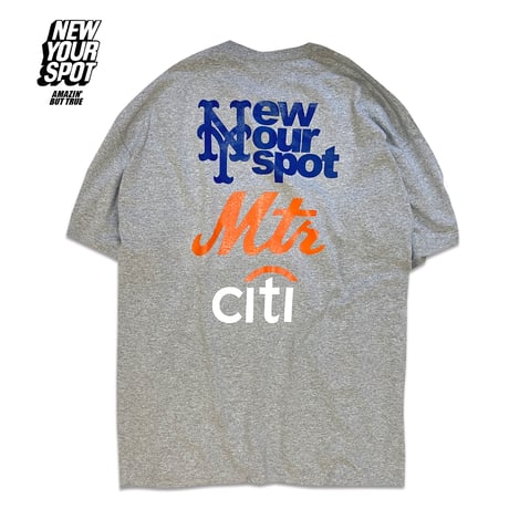 "WilletsPoint Tee" BackPrint MixGrey