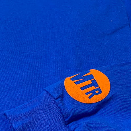 "The 7Train NY Mets" 6oz US COTTON L/S Tee Blue