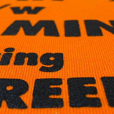 "BedroomWizard" 8oz Hoodie pt2  蛍光Orange