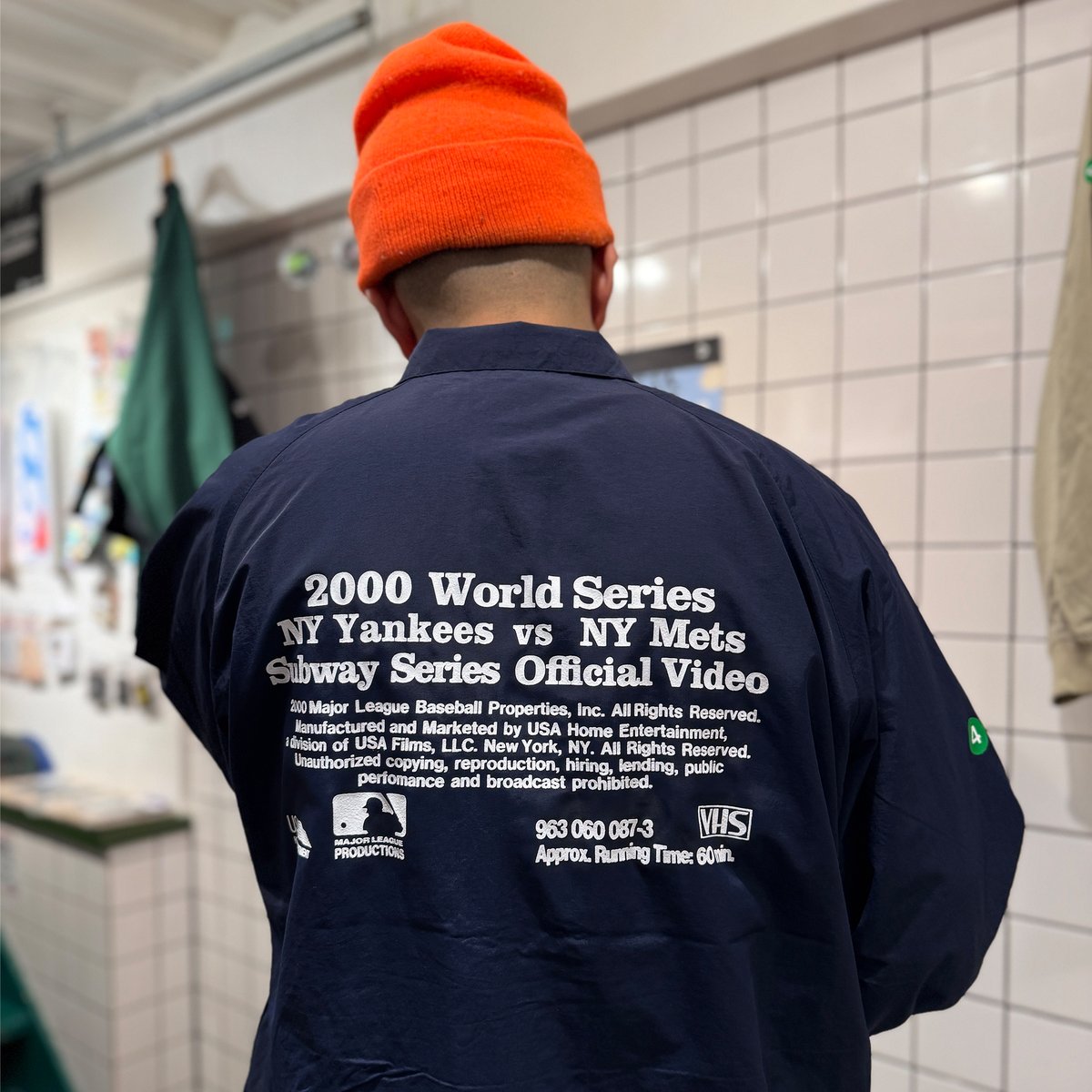 89s chalk line USA製 Mets ナイロンジャケット 89s chalk line USA製 Mets ナイロンジャケット（SubwaySeries
