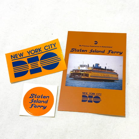 "StatenIslandFerry" US COTTON 6oz L/S Tee Yellow