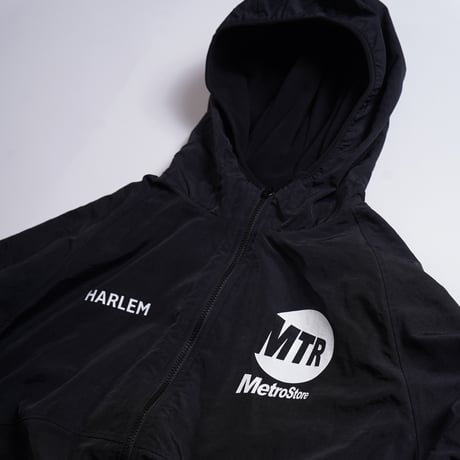 "THE HARLEM" Reversivle NYLON FREECE JKT BLACK