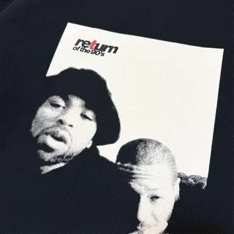 "Return of the 90's" HeavyWeight13.5oz Hoodie Black