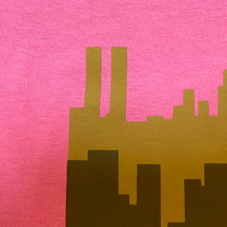 "ViewFromQueens" 6oz US COTTON S/S Tee PINK