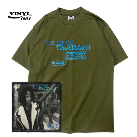 "SilenTreatment"  6.5oz HeavyWeight S/S Tee OliveGreen  pt2