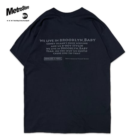 ”Return of the 90`s" BoroughCheck 6oz US COTTON S/S Tee Black