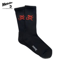 ”ONELOVE" BLACK SOCKS