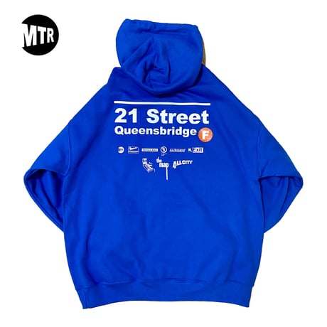 "21street" Hoodie Blue