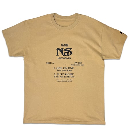"THE AWAKENING" Pt3 NAS 6oz Cotton Tee TanBeige