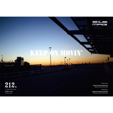 212.MAG 2024 CALENDAR『KEEP ON MOVIN'』