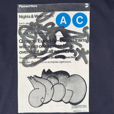 "A Train Session with ROB ADER" 7.5 oz Max Heavyweight Tee Black