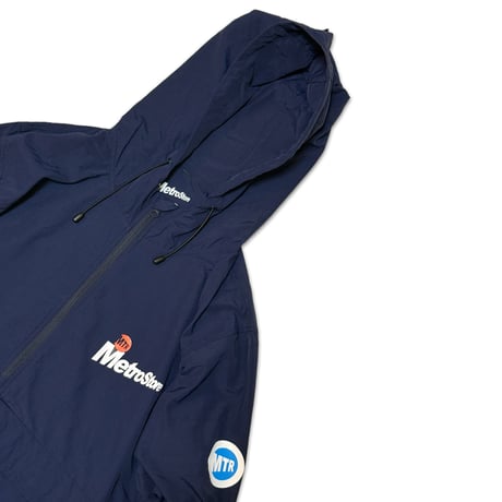 "MTR BASIC" NYLON ANNORAK PARKA NAVY