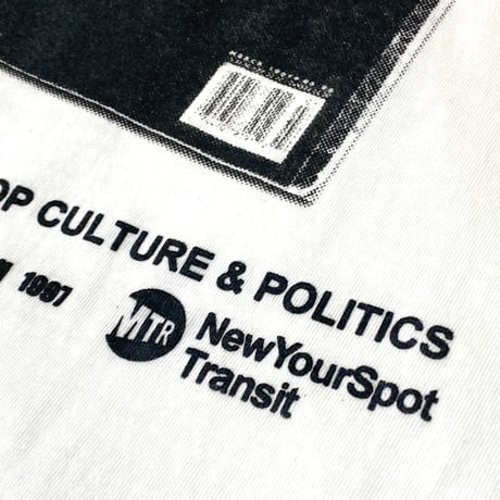 "THE MAGAZINE 1997" 6.1oz Garment Dyed Tee White