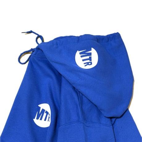 "MTR" 8oz Cotton Hoodie Blue