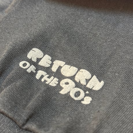 ”Return of the 90`s" BoroughCheck 6oz US COTTON L/S Tee Black