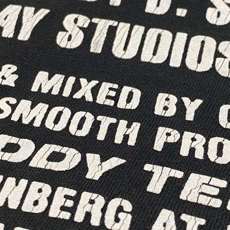”CassetteTape＆Crack”  GarmentDye 6.1oz Tee LightGreen