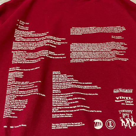 ”NO SELL OUT Tee ” CardinalRed