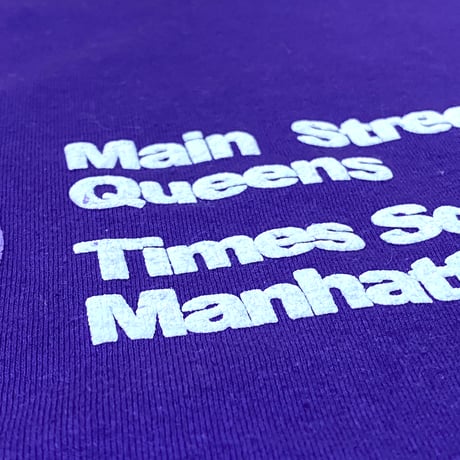 "The 7Train" 6oz US COTTON L/S Tee Purple