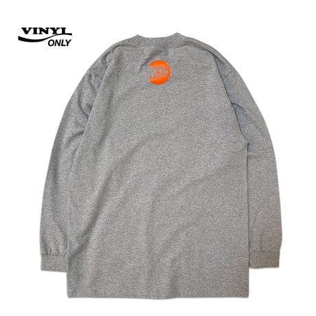 "Juice"  6.5oz HeavyWeight L/S Tee Gray