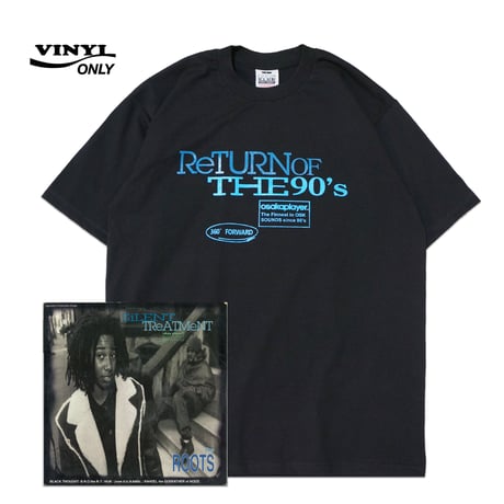 "Return Of The 90's"  6.5oz HeavyWeight S/S Tee Black