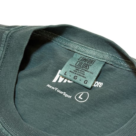 "EAST HARLEM" GarmentDyed 6.1oz L/S Tee DeepGreen