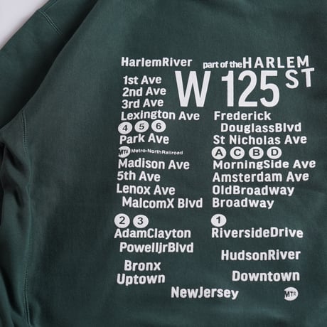 "THE HARLEM" 13.5oz HeavyWeight Sweat GREEN