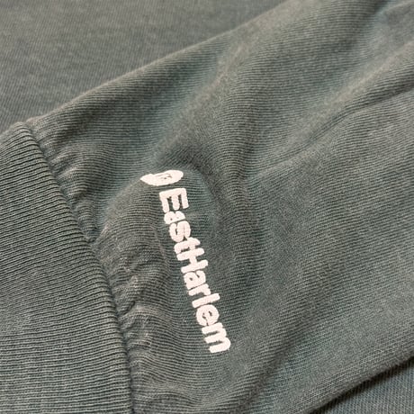 "EAST HARLEM" GarmentDyed 6.1oz L/S Tee DeepGreen