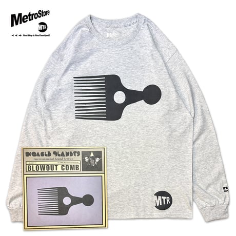 ”Return of the 90`s" BoroughCheck 6oz US COTTON L/S Tee AshGrey