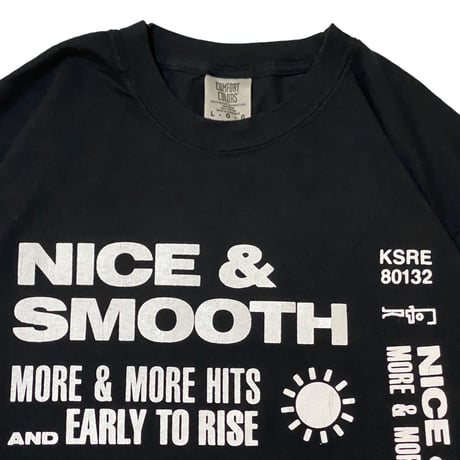 ”CassetteTape＆Crack” GarmentDye 6.1oz Tee Black