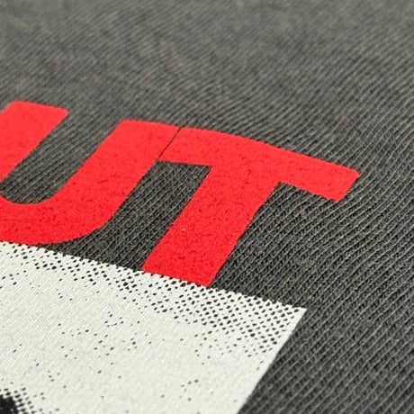 "NO SELLOUT" 6.1oz GarmentDye L/S Tee PepperBlack