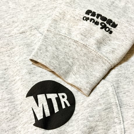”Return of the 90`s" BoroughCheck 8ozHoodie AshGrey