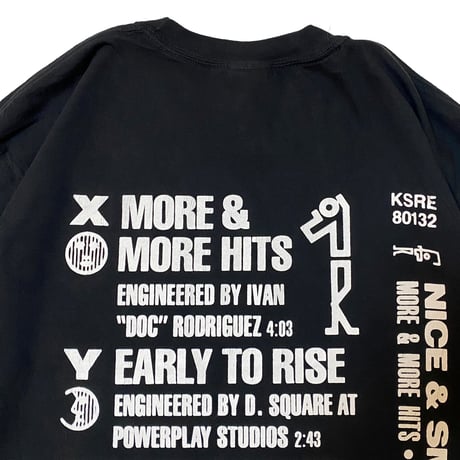 ”CassetteTape＆Crack” GarmentDye 6.1oz Tee Black