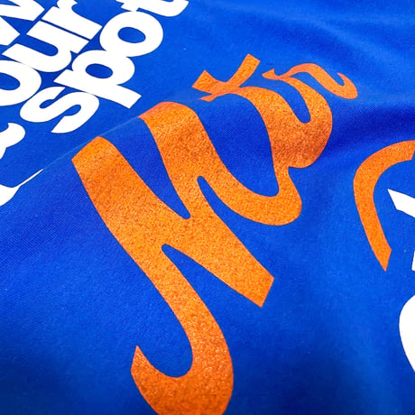 "WilletsPoint Tee" BackPrint Blue