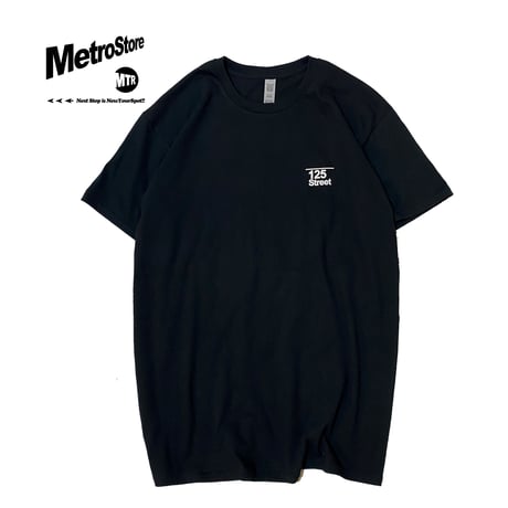 "125street AD"  Tee's Black