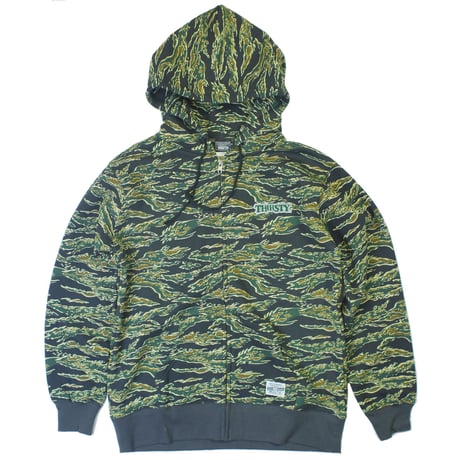 CAMO ZIP HOODY