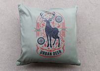 URBAN DEER MTB IS LIFE CANVAS CUSHION COVER