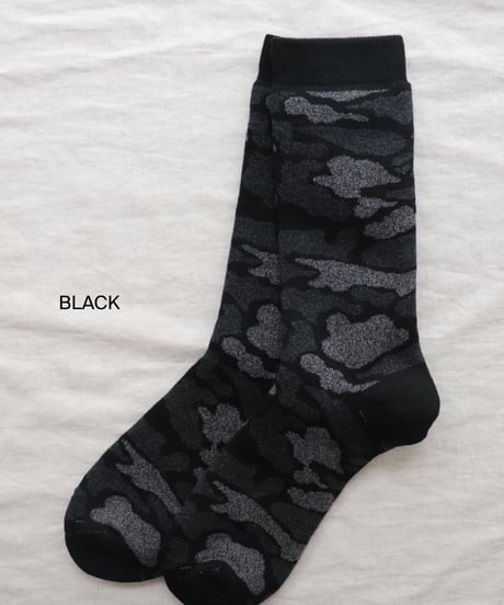 PILE CAMO CREW SOCKS     [ROTOTO]