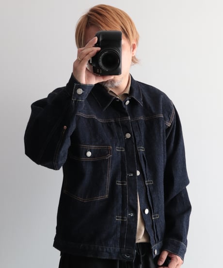 "BRENDA" Big Trucker Jacket    [LENO  -UNISEX-]