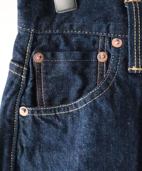 KAY   HIGH WAIST JEANS  - ONE WASH -      [LENO]