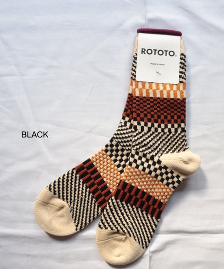 CHECK & STEP SOCKS     [ROTOTO]