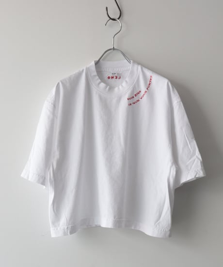 EMBROIDERY T-SHIRT     [LENO]