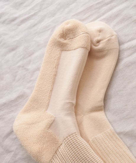 ORGANIC DAIRY 3 PACK CREW SOCKS     [ROTOTO]