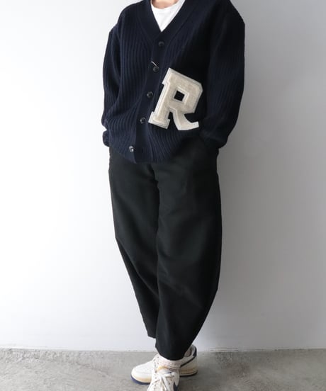 Super Comeback Lamb's Wool Letter Cardigan     [Robes&Confections]