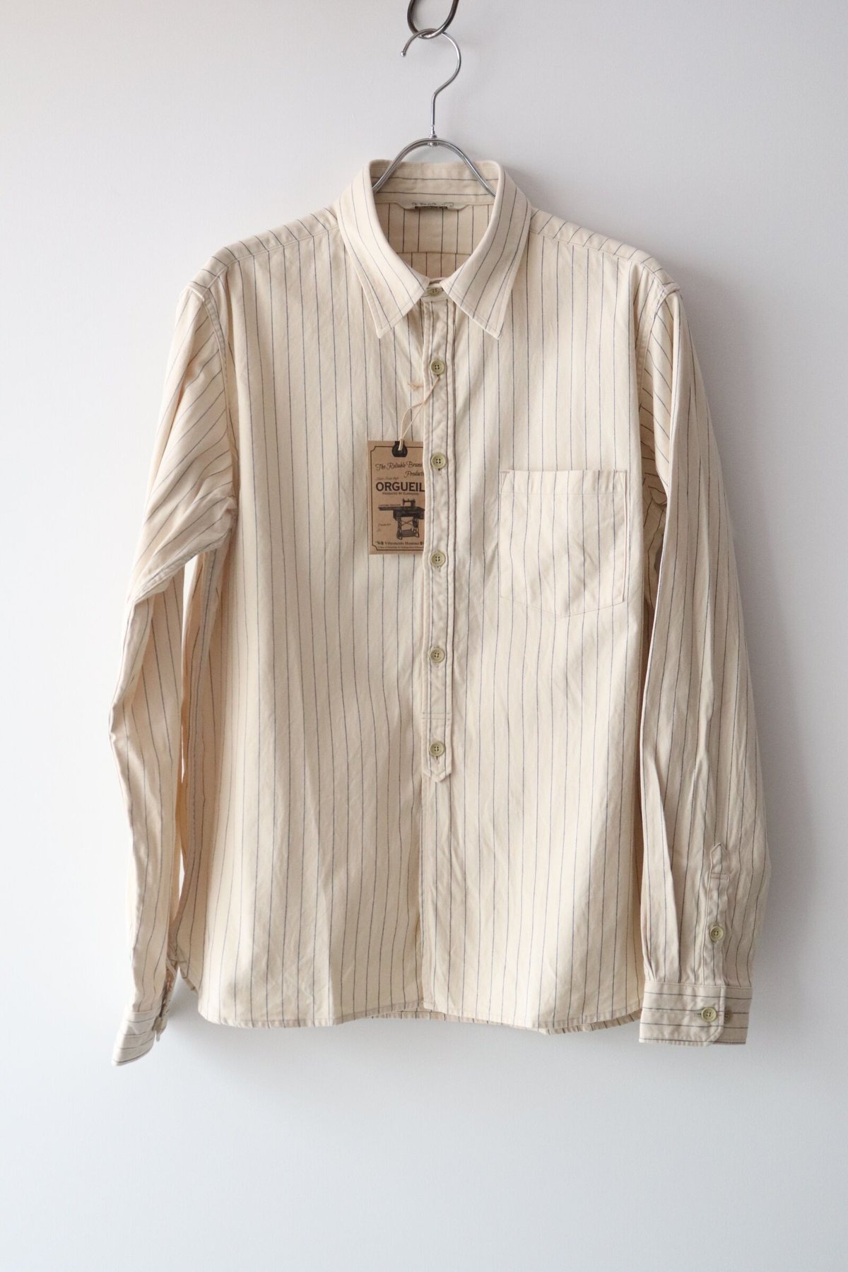 Stripe Work Shirt [ORGUEIL] | NowN