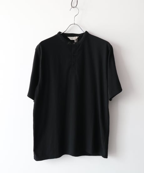 Loop Wheel Henry Neck T-shirt     [ORGUEIL]