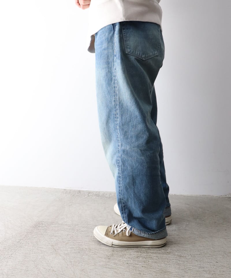 LOOSE TAPERED JEANS 《FADE INDIGO》 [LENO] |