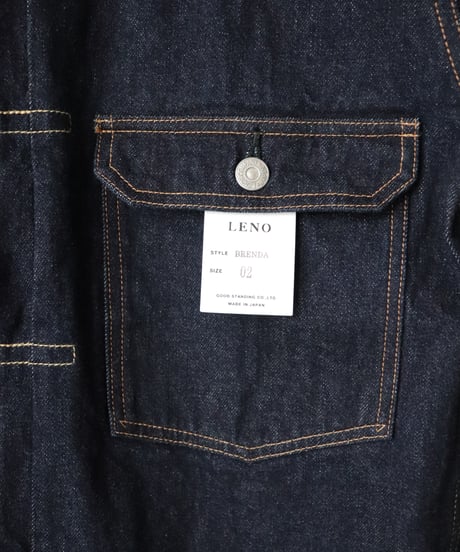 "BRENDA" Big Trucker Jacket    [LENO  -UNISEX-]