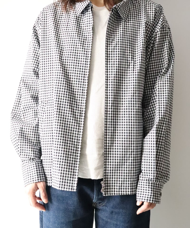 Zip-Up Blouson [LENO] | NowN