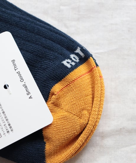 HYBRID ANKLE SOCKS "ORGANIC COTTON&RECYCLE POLYESTER"     [ROTOTO]